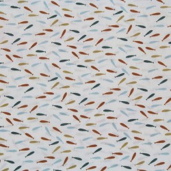 Tissu petits poissons